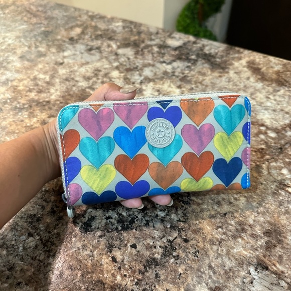 Kipling Heart Print Accordion Wallet  **Like New** - Picture 9 of 9